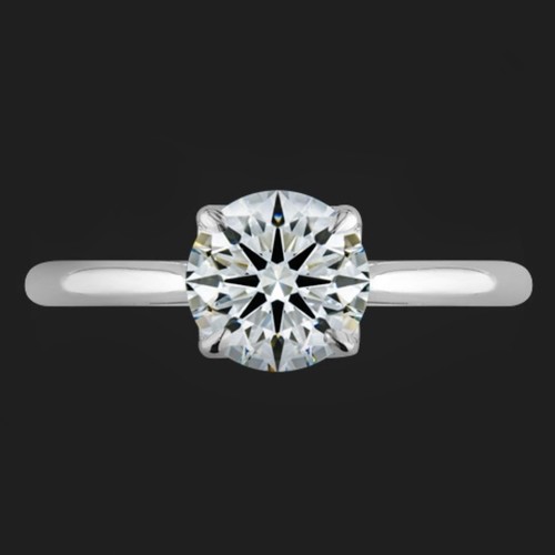 Anello lusso oro bianco - anello,