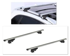 BARRE PORTATUTTO ALLUMINIO PEUGEOT 407 SW CON RAILS CHIAVE ANTIFURTO