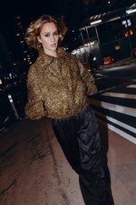 ZARA METALLIC THREAD BOMBER