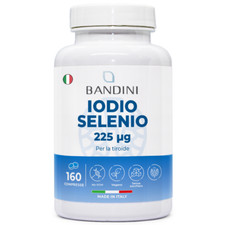 Bandini® IODIO + SELENIO 225 mcg 160 Compresse - Vegan - No OGM