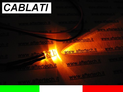 Led arancioni 5mm - 10, 8.000mcd