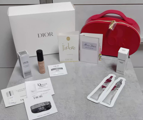 Trousse dior vinile rossa - trousse,