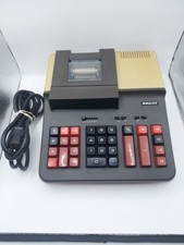 Calcolatrice elettronica da tavolo Facit modello 2251 110v stampa rotolo carta - RARA