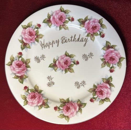 Piatto buon compleanno vintage - buon,