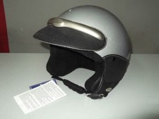 CASCO GRAN TURISMO JET COLORE PLATINO TAGLIA S