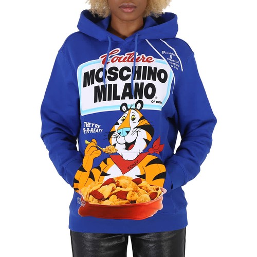 Felpa con cappuccio moschino - con,