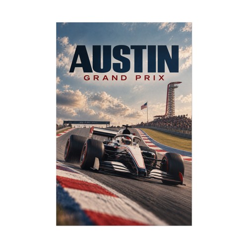Austin grand prix poster - grand,
