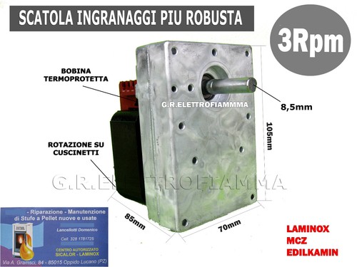 Motore motoriduttore stufa - motoriduttore,