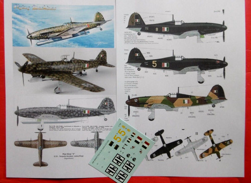Decalcomanie fiat g - 1/48:, g.55