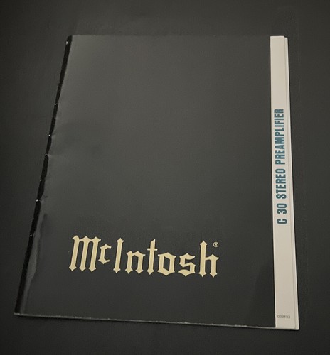 Mcintosh c30 originale - c30,