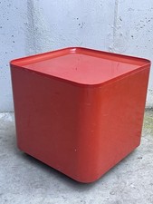 TAVOLINO CAFFÈ CONTENITORE DIME LONGATO PADOVA BAYER DESIGN  M. SIARD CON RUOTE