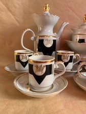 set caffè vintage porcellana