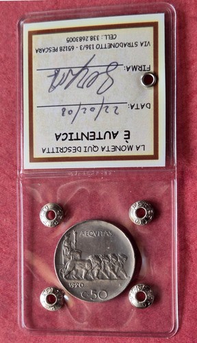 Centesimi 1920 leoni - leoni, rigato