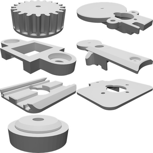 Telaio braccio robot - telaio, per