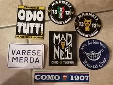 LOTTO 7 ADESIVI STICKERS COMO