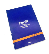 Manuale Assistenza Tecnica Fiat 127 Diesel / 127 Panorama Originale 1981