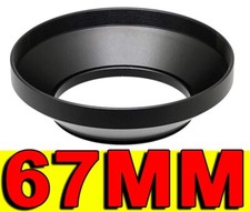 67MM WIDE ANGLE LENS HOOD METAL PARALUCE GRANDANGOLARE METALLO STELL 67 MM