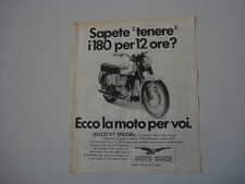 advertising Pubblicità 1970 MOTO GUZZI V7 V 7 SPECIAL