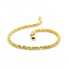 Bracciale oro 18 kt uomo/donna 18 carati 750/1000 gioiello unisex elegante