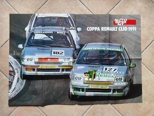 Poster coppa renault clio - coppa,