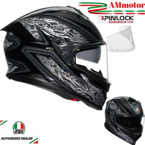 Casco agv damascus black - agv, k7