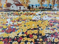 Serigrafia di Michele Cascella, Prato fiorito