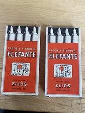 Candele Steariche Elefante Elios epoca collezione