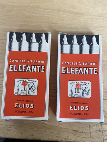 Candele steariche elefante - candele,