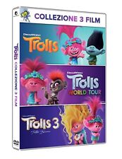 3 Dvd TROLLS COLLEZIONE 3 FILM