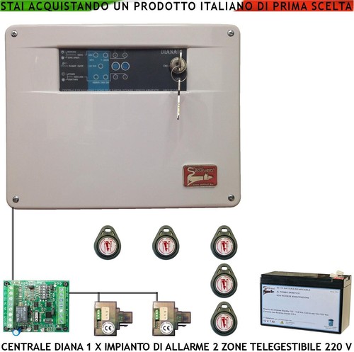 Diana centrale antifurto - diana, 2