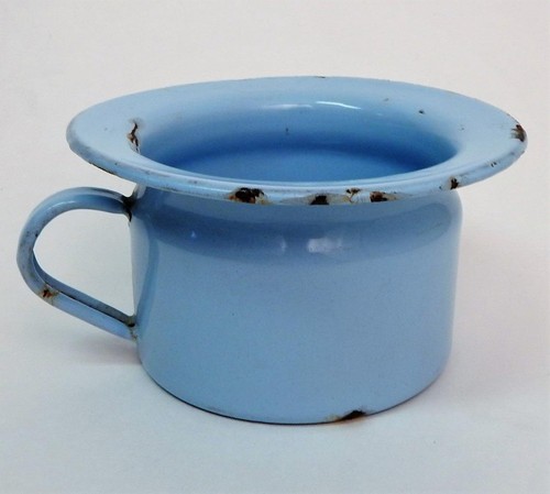 Vaso camera smaltato - smaltato, blu