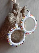 Orecchini Bianchi Pendenti