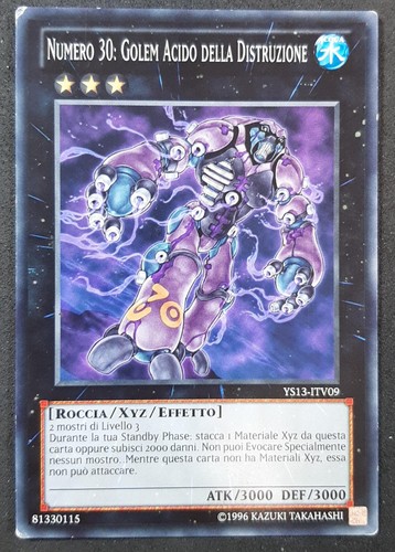Numero golem acido della - 30,