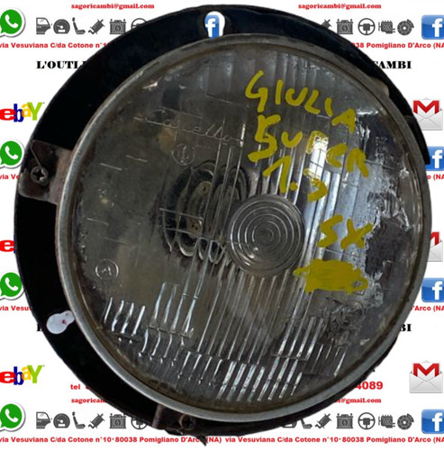 Faro abbagliante interno - faro,