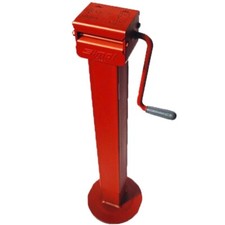 Servotimone telescopico piede appoggio per rimorchi agricoli D. 70 mm corsa 300 