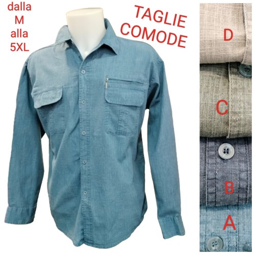 Camicia uomo 100 - camicia, 100%cotone