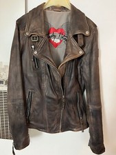 Giacca di pelle stile biker