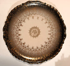 Vassoio Piatto Rotondo Porcellana WINTERLING BAVARIA GERMANI 013 Decoro Oro cm31