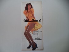 advertising Pubblicità 1975 CALZE COLLANT OMSA