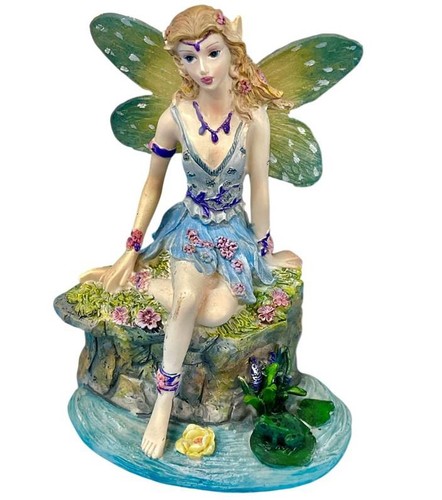 Fatina resina fantasy seduta - fatina,