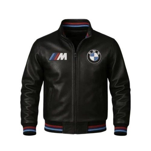 Giacca pelle bovina nera - , bmw