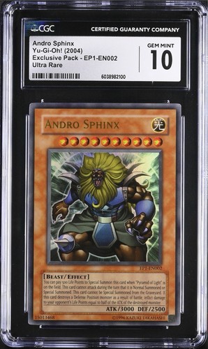 Cgc gem mint andro sphinx - cgc,
