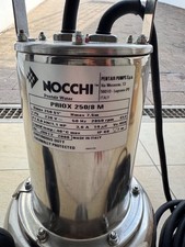 pompa sommersa acque nere Nocchi PRIOX 250/8 M  0,8 kw  per acque sporche