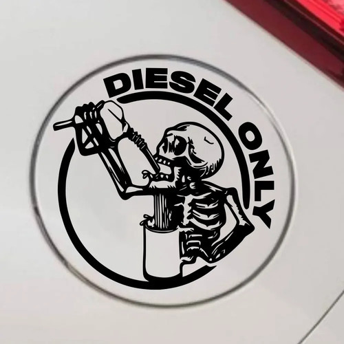 Adesivo teschio diesel per - adesivo,