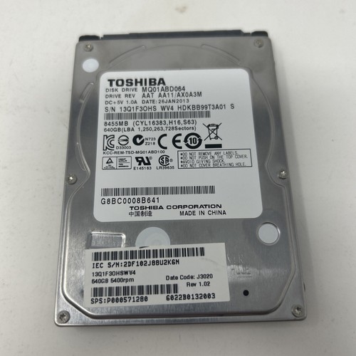 Toshiba 640 - gb, (mq01abd06)