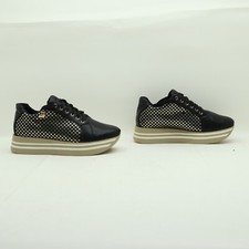 BRACCIALINI PLATFORM Usate Numero EU 41 (Cod.CS1782) in pelle Nere Donna