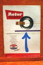 Motor Rundschau 14/59 Renault 2CV Opel Rekord 4 Porte Problemi Di Pneumatici