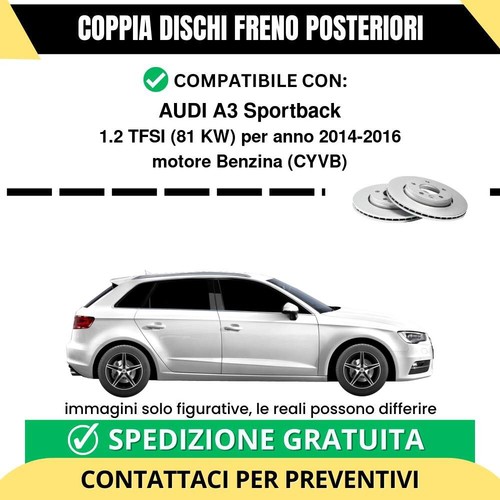 Coppia dischi freno posteriori - freno,