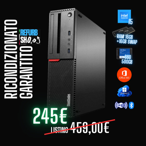 Fisso intel 500 gb - pc,