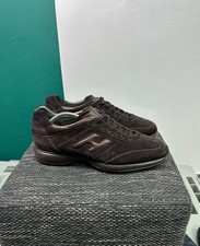 Hogan Interactive brown suede